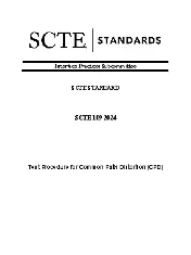 SCTE 109 2024