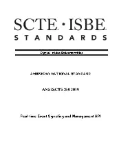 SCTE 250 2019