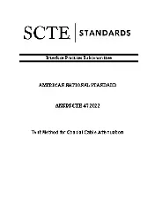 SCTE 47 2022