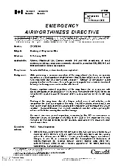 TC AD CF-2013-04 EMERGENCY 2013