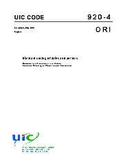 UIC 920-4 2004