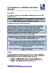 UKCAA CAP1697 2018