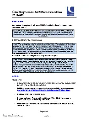 UKCAA CAP 1698 2018