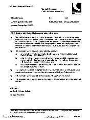 UKCAA ORS 4 NO. 1038 2014