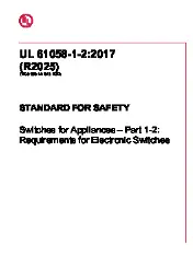 UL 61058-1-2 2025