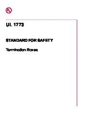 UL 1773 2025