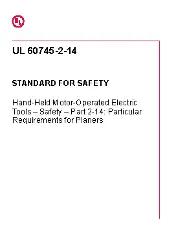 UL 60745-2-14 2020