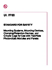 UL 2703 2024