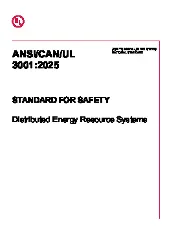 UL 3001 2025