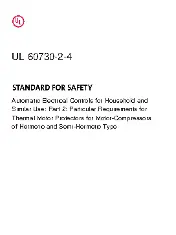 UL 60730-2-4 2014