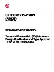 UL IEC 61215-2 2025