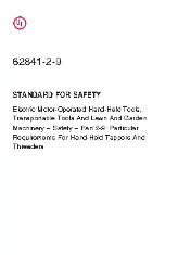 UL 62841-2-9 2017