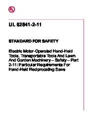 UL 62841-2-11 2025