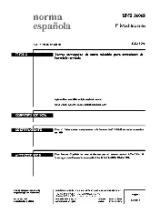 UNE 36068:1994/1M:1996 1st Amendment — Deformed bars in weldable steel for reinforced concrete