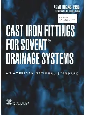 ASME B16.45-1998, Cast Iron Fittings for Sovent® Drainage Systems