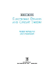 Electronic Devices and Circuit Theory