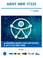 ABNT NBR 17225-2025 Accessibility in web content and applications — Requirements