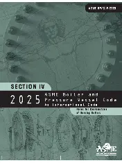 Rules for Construction of Heating Boilers, Section IV, ASME BPVC. IV-2025