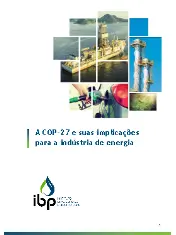 A COP27 e suas implicacoes para a industria de energia