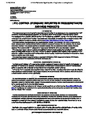 〈476〉 Control of Organic Impurities in Drug Substances and Drug Products