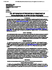 〈56〉 Methods for Determination of Resistance of Microorganisms to Sterilization Processes