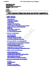 〈2740〉 Manufacturing Practices For Dietary Ingredients