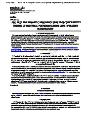 〈198〉 Nuclear Magnetic Resonance Spectroscopy Identity Testing of Bacterial Poylsaccharides Used in Vaccine Manufacture