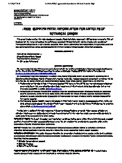 〈2030〉 Supplemental Information for Articles of Botanical Origin